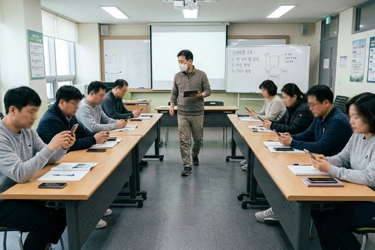 한국장애인고용공단 제주맞춤훈련센터 강사 출강 — AI 이미지