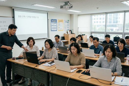 제주시청 정보화지원과 제주생기발랄청년몰 SNS마케팅 교육 — AI 이미지