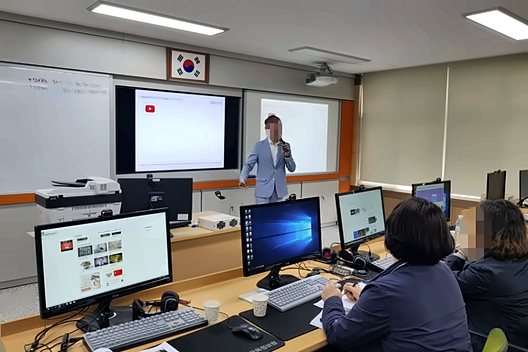 제주국제교육정보원 SNS 홍보전략 교육 — 현장 사진